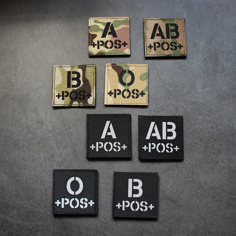 A + B O AB POS прибор для измерения кровяного Типа ИК отражающая вставка Тактический