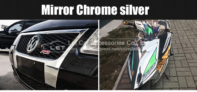 

The newest High stretchable mirror silver gold Chrome Mirror flexible Vinyl Wrap Sheet Roll Film Car Sticker Decal Sheet
