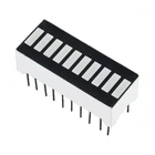 10-сегментный Модуль дисплей светодиодной панели с красным, синим и зеленым светом, светодиодная цифровая трубка, 20 контактов, 8 символов, 25x10 мм, светодиодные дисплеи сделай сам для Arduino