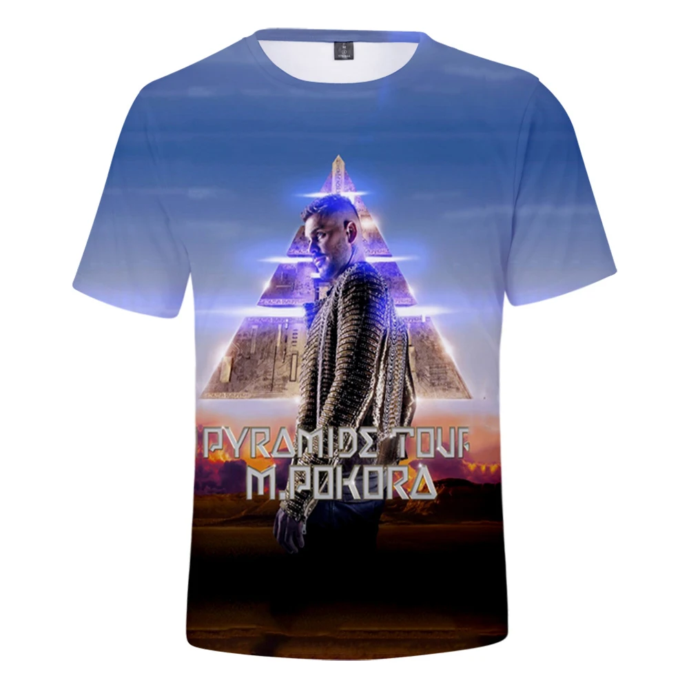 

2021 Hot Sale Singer M. Pokora T Shirt 3D Print Rock Tshirt Unisex Summer Casual Streetwear Hip Hop Fashion Harajuku Tops