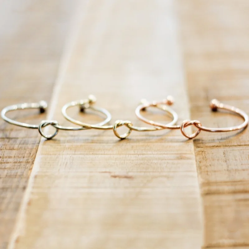 

Trendy Round Circular Opening Knotted Hand Cuff Link Chain Charm Bracelet Bangle for Women Men Female Noeud Armband Pulseiras