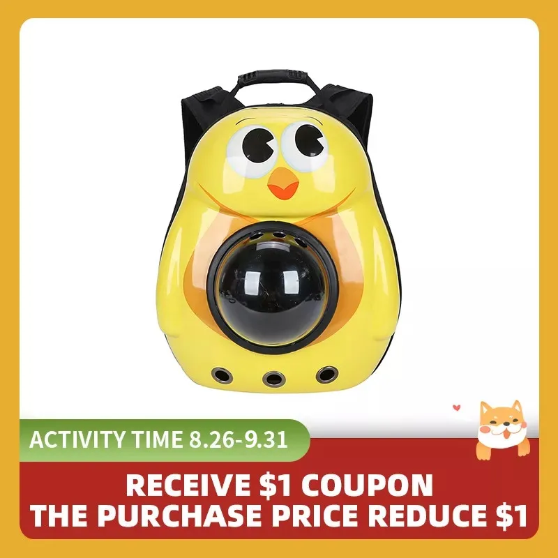 

Рюкзак для кошек, вместительная мультяшная переноска для путешествий с космическим рисунком, маленькая клетка для перевозки собак и кошек