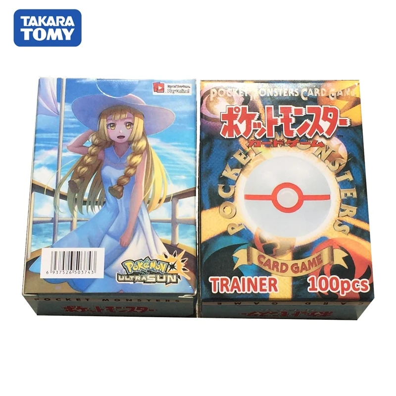 2020New 100 шт./кор. Карты Покемон ULTRASUN тренажер серии игра битва коллекционная