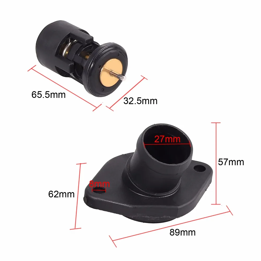 AUTOUTLET для термостат, хладагент 87 ° C для VW GOLF 4 1J 1,4 16V 1,6 0032121110B, 032121119B, 032121119 H, 032121121B 032121121J