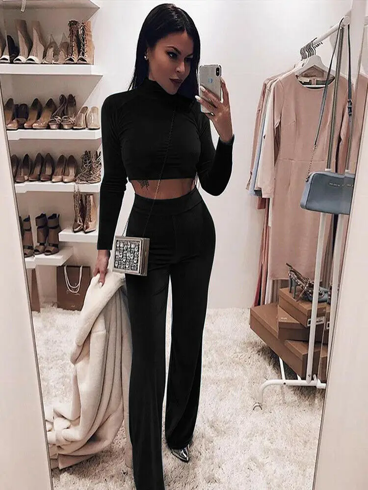 Женский однотонный костюм для отдыха из дробленого бархата короткий топ с