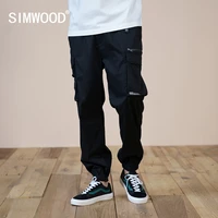 simwood 2021 autumn new tactical cargo pants men ankle length loose safari style trousers plus size brand clothing sk170309