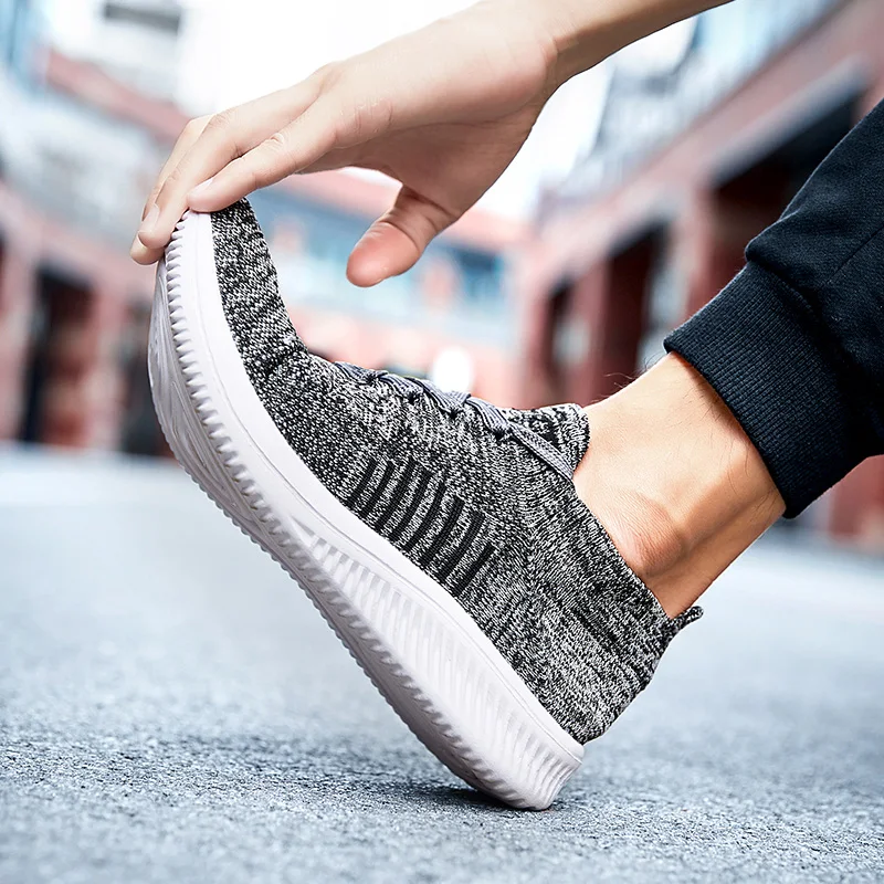 

Men's Air Mesh Casual Sport Shoes Breathable Running Shoes Light Sneakers Comfortable Mens Gym Shoes Hard-Wearing Shoes