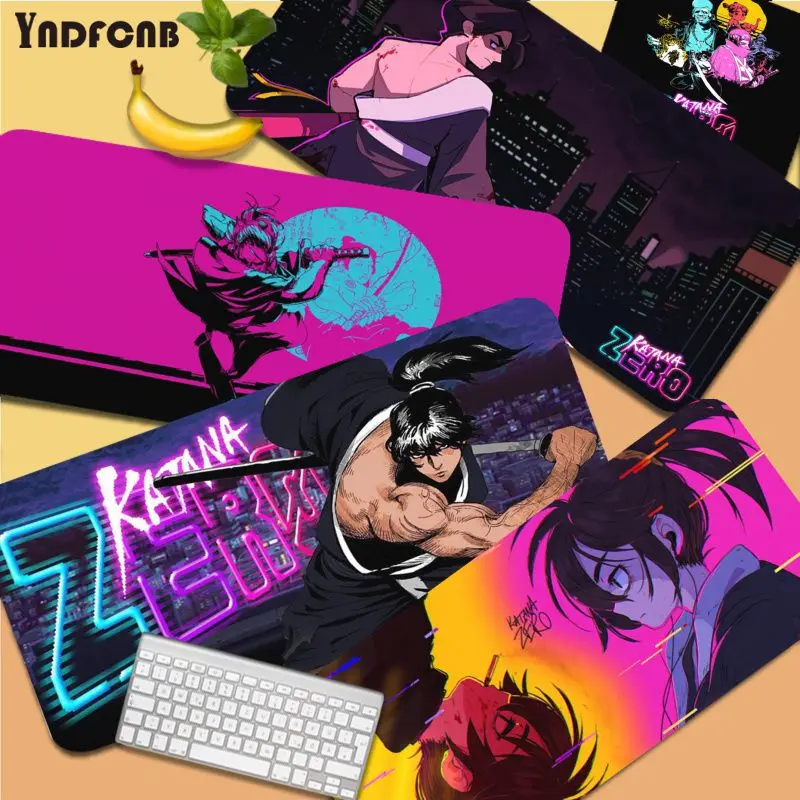 

YNDFCNB Katana ZERO Boy Gift Pad Gamer Speed Mice Retail Small Mousepad Size for mouse pad Keyboard Deak Mat for Cs Go LOL