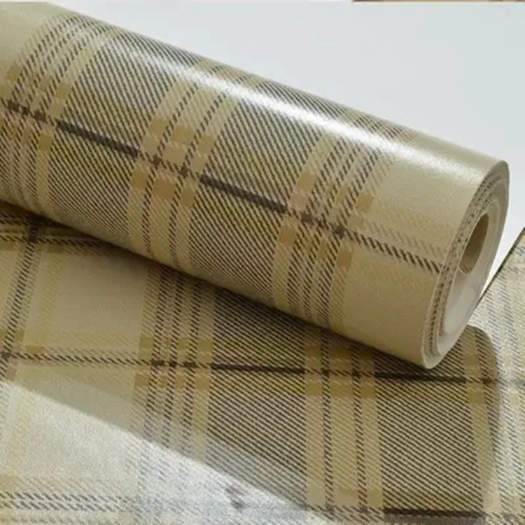 Шотландский британский стиль плед нетканые обои ретро американский Высший сорт