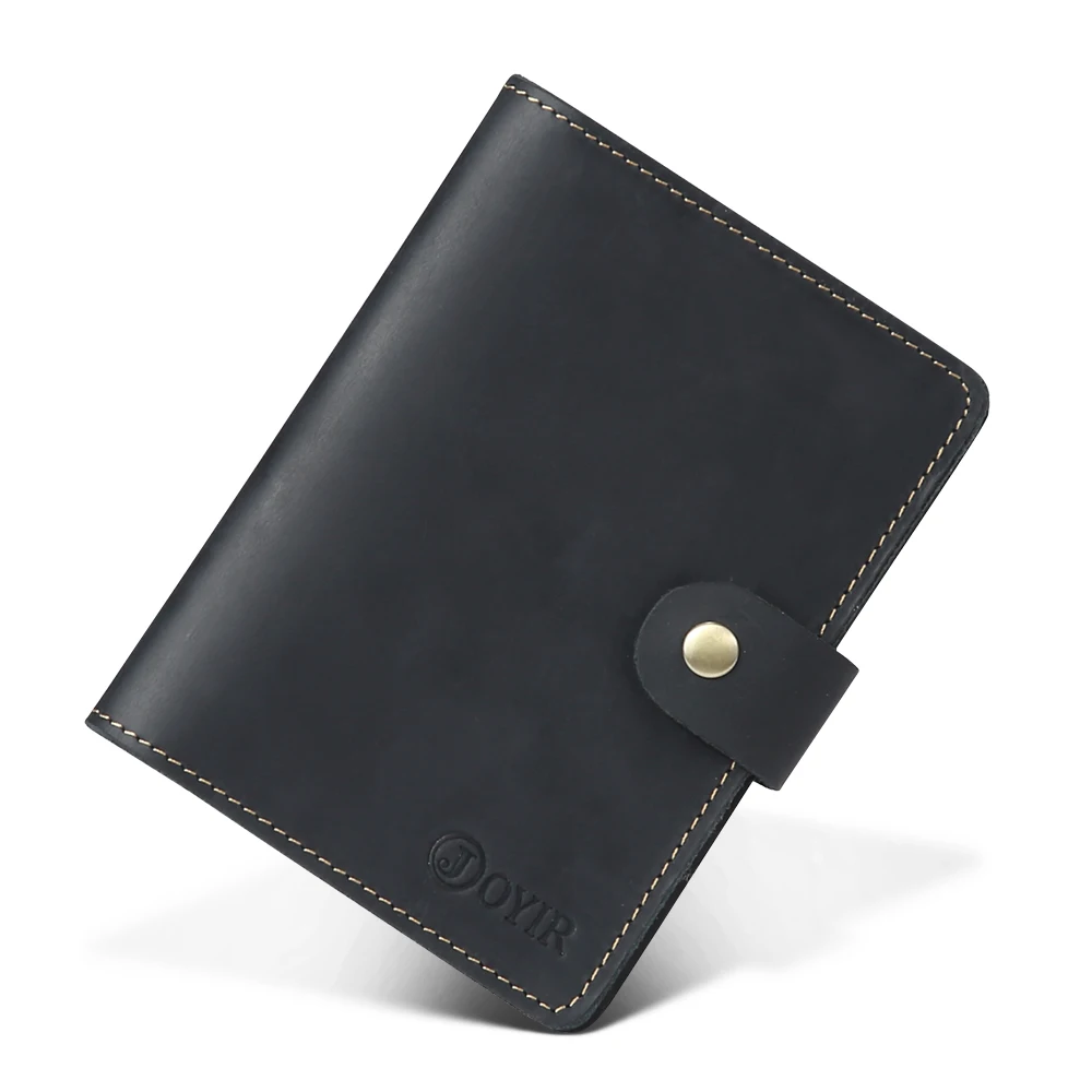 Держатель для карт из натуральной кожи модный простой чехол паспорта кошелек