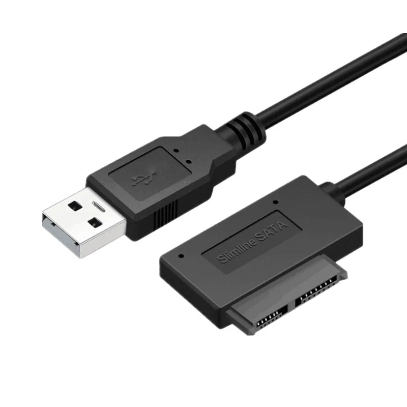 Адаптер Alfavoce USB 2 0 для Mini Sata II 7 + 6 13pin ноутбука CD/DVD ROM преобразователь привода Slim Line