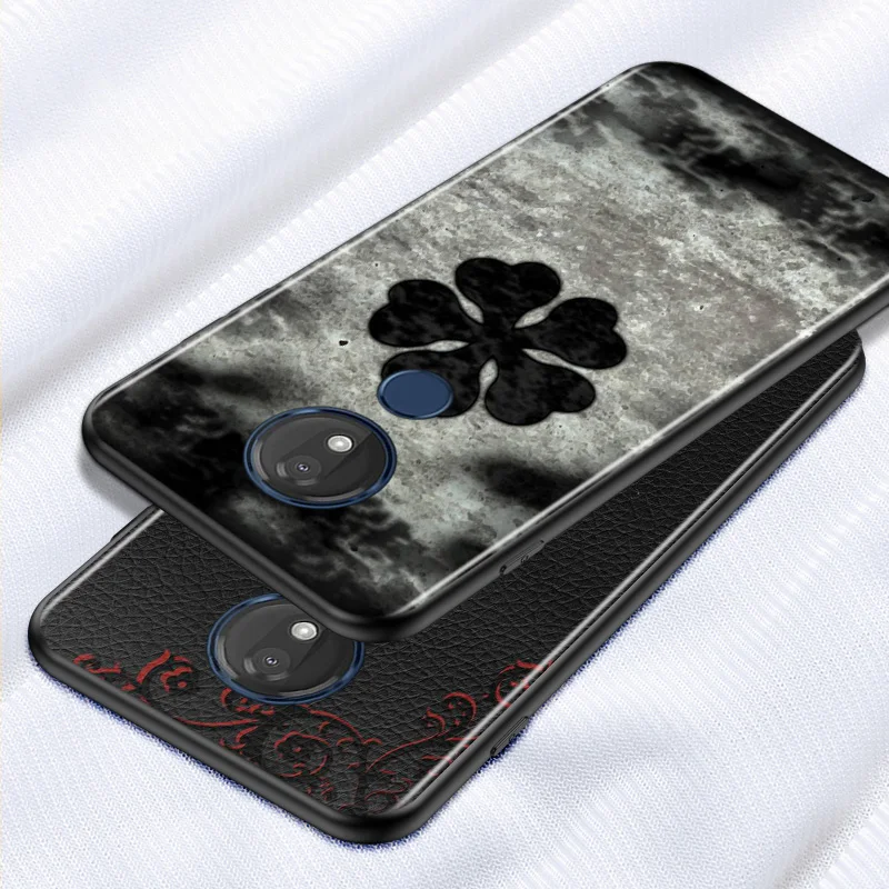 

Anime Black Clover Logo For Motorola E7 Edge G Stylus 5G G8 G9 Play Power Lite One Huper Marco Fusion Plus Phone Case