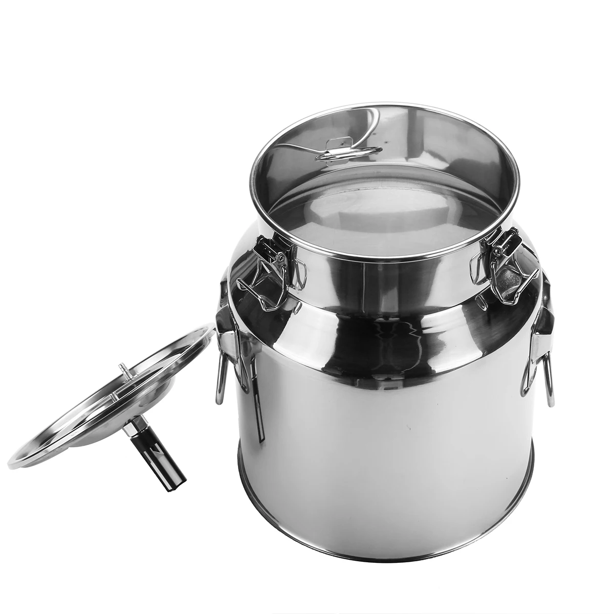 14L Electric Milking Machine Stainless Steel Milker Farm Cow Goat Vacuum Suction Pump Bucket Automatic Cattle Equipment | Дом и сад