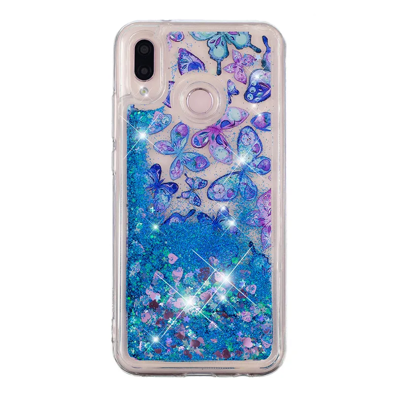 Блестящий чехол с блестками и жидким песком для телефона samsung Galaxy A10 M10 A20 A30 A50 A60 A70