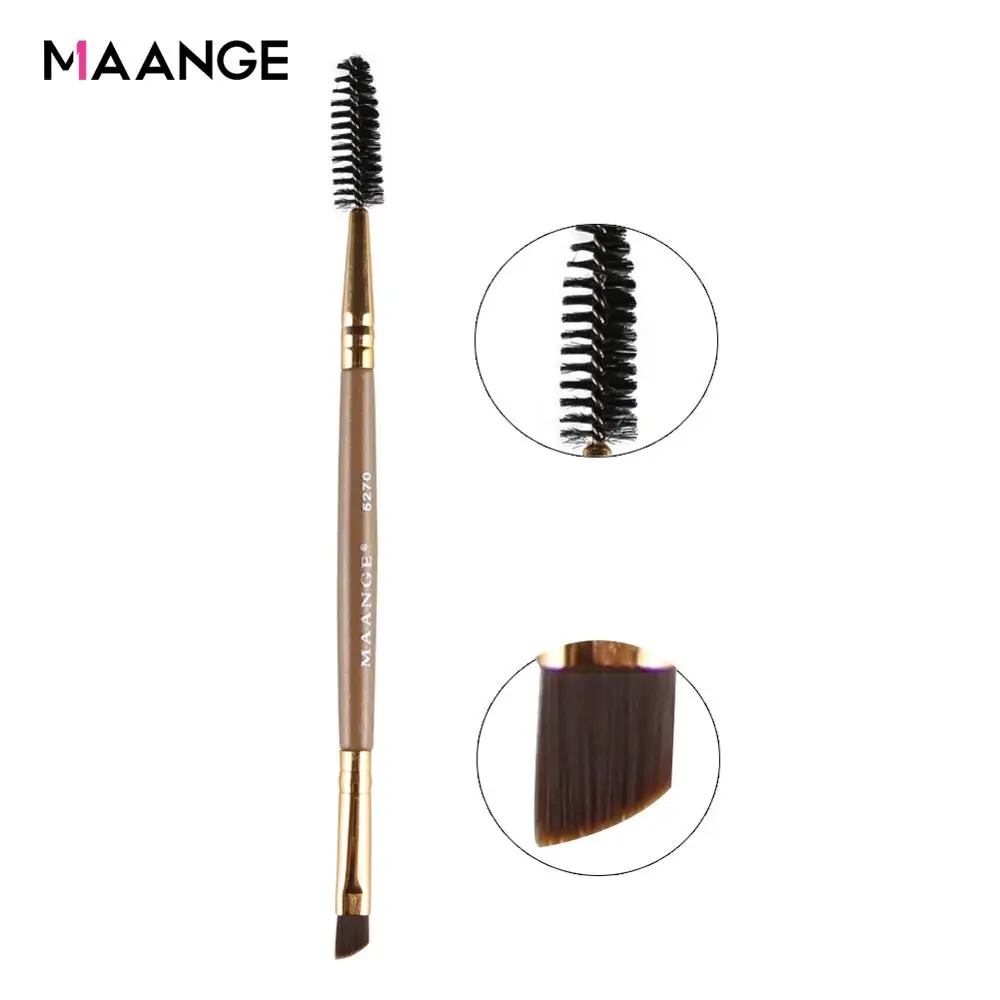 Щеточка для ресниц с двойными концами расческа бровей Кисточки макияжа глаз