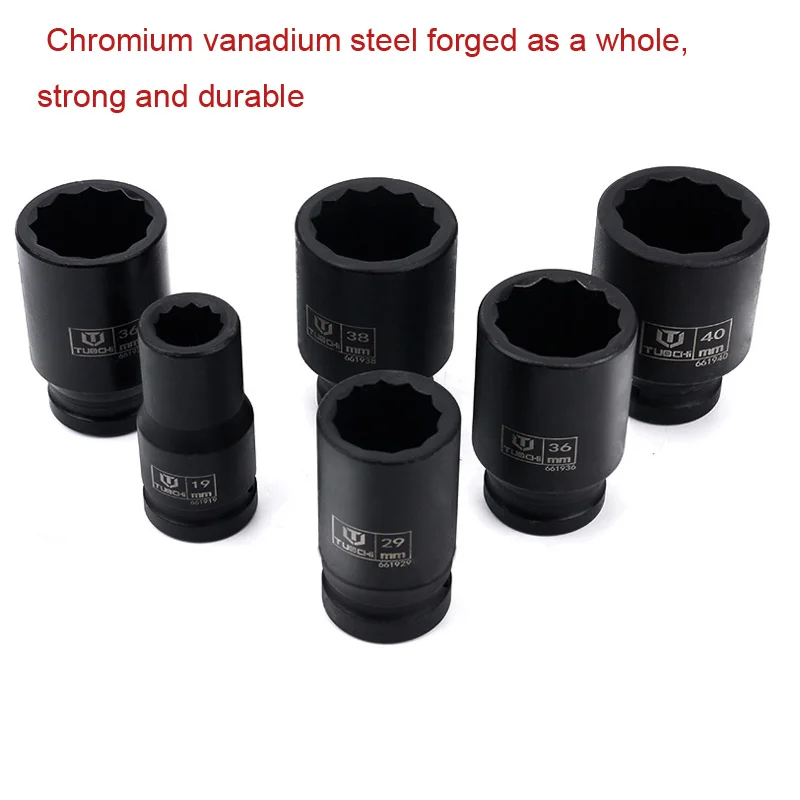 3/4 "дюймовый накопитель Torx ударная головка 80 мм 12 точка CR V воздушные розетки с