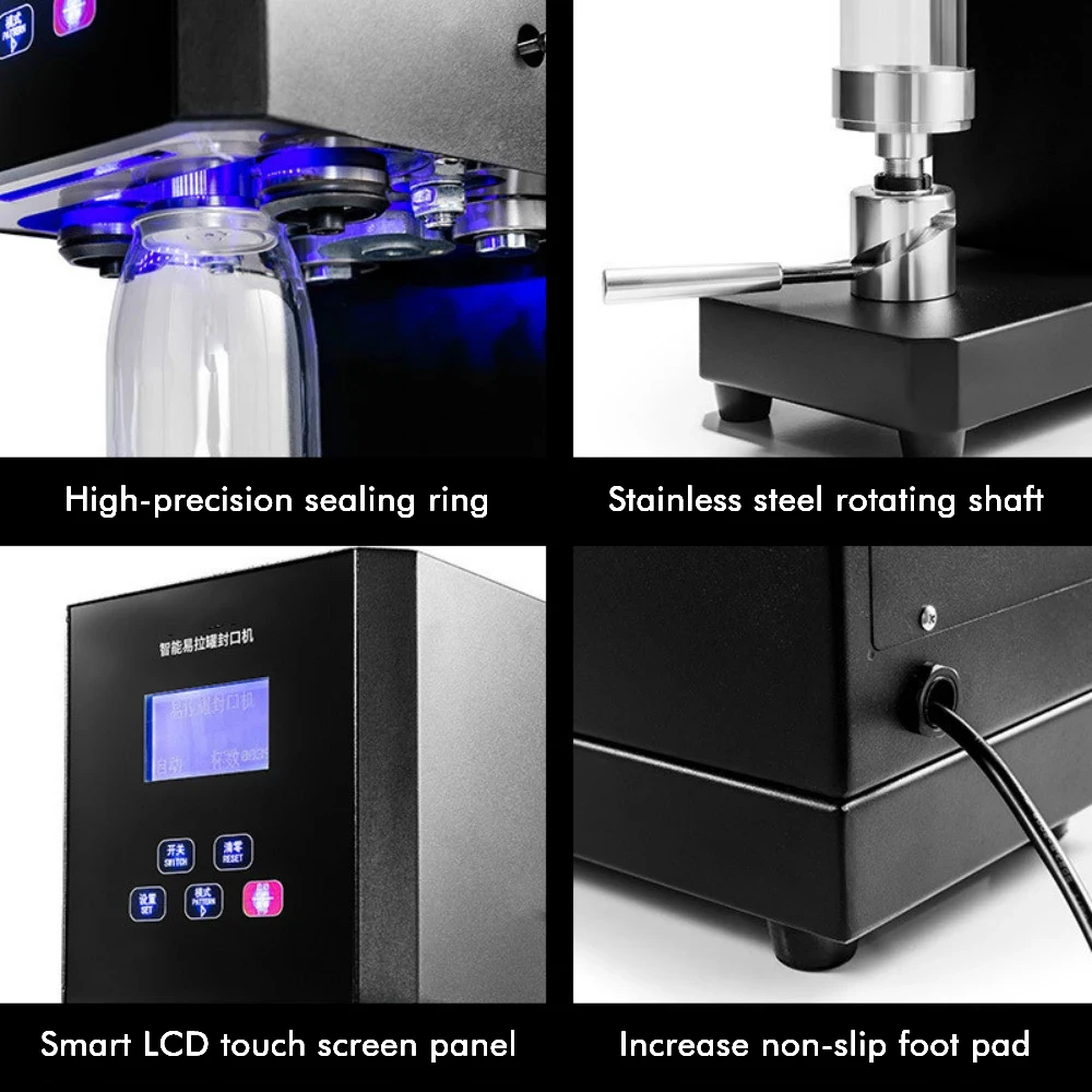 

370W Commercial Cup Sealing Machine Can Sealing Machine Plastic Can Sealing Machine Automatic Milk Tea Cup Sealing Machine