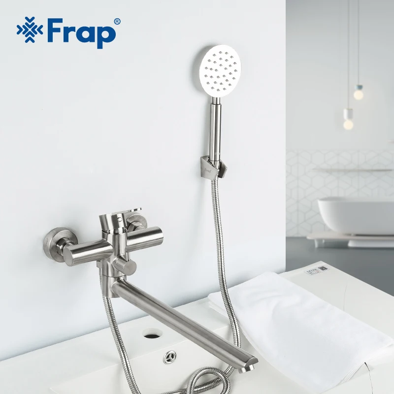 FRAP stainless bathroom faucet with shower f22801 | Bathtub Faucets