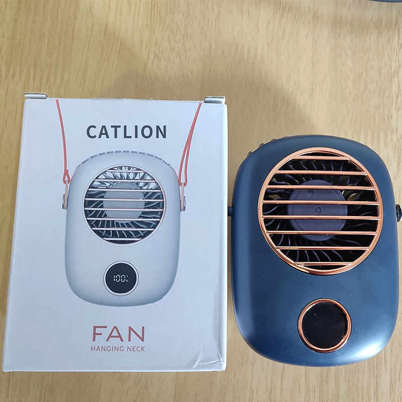

Neck Fan Mini Usb 5V cooler Rechargeable Ventilador Outdoor Travel Handheld Portable Silent Small PC Cooling Fans LED Display