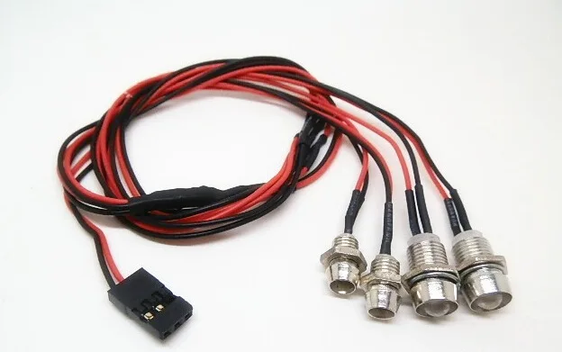 RC Светодиодный ночной фары головной светильник с 3/5 мм светодиодный для модели