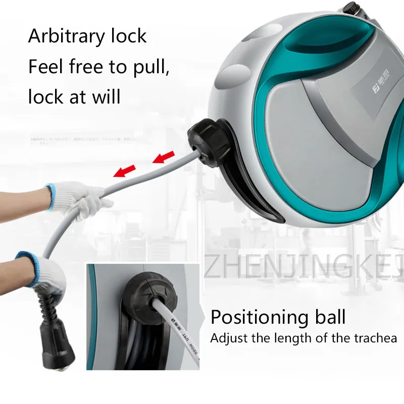 

Air Drum Automatic Coiler Multifunction Auto Repair Pneu Tool Upgrade Automatic Telescopic Hanging Trachea Automatic Receiver