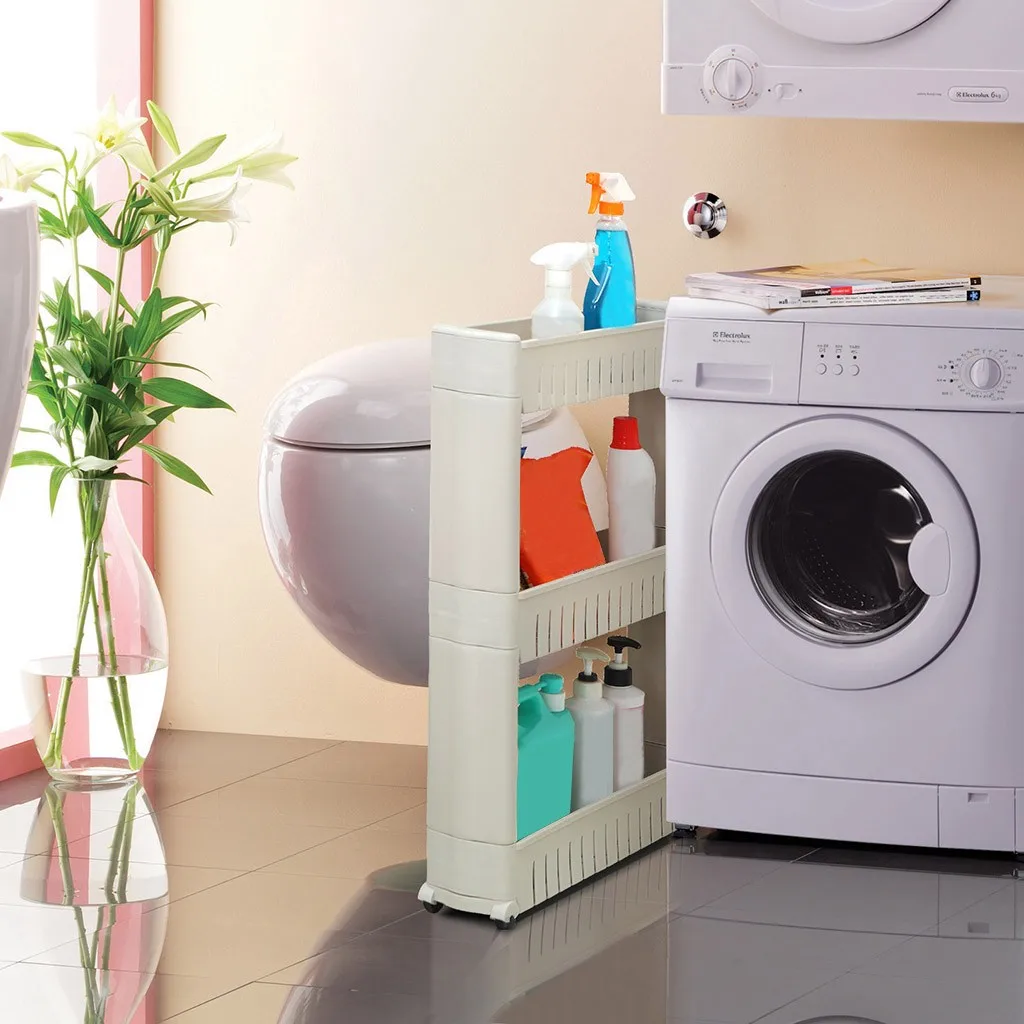 Новинка 2021 кухонный стеллаж для хранения товаров пластиковый зажим полка