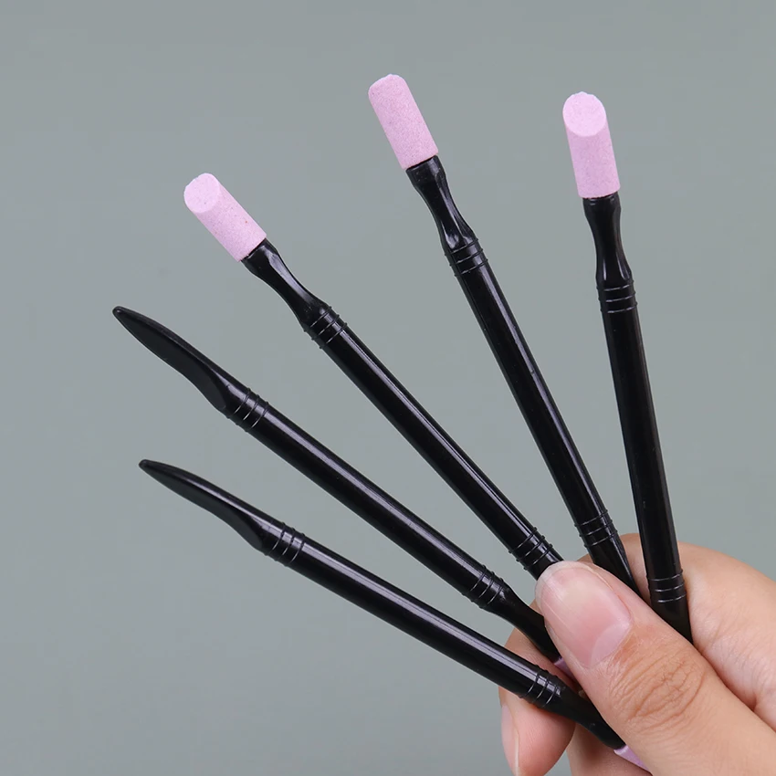 1 шт. двухсторонний кварц шлифование для ногтей подвесные гвозди кутикулы