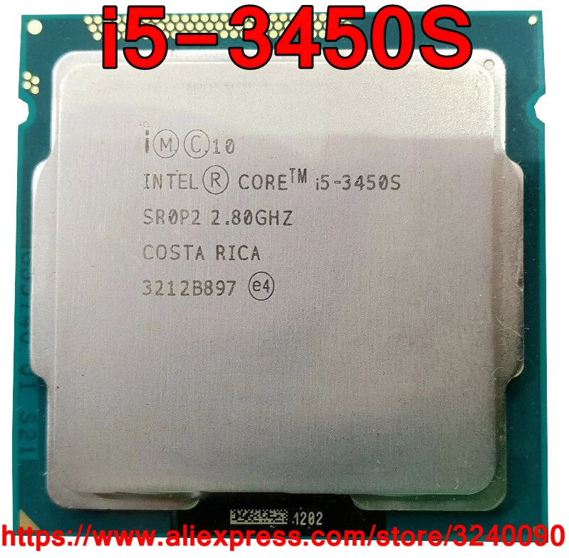 Оригинальный процессор Intel CPU Core i5-3450S SR0P2 2 80 ГГц 6 Мб четырехъядерный i5 3450S разъем
