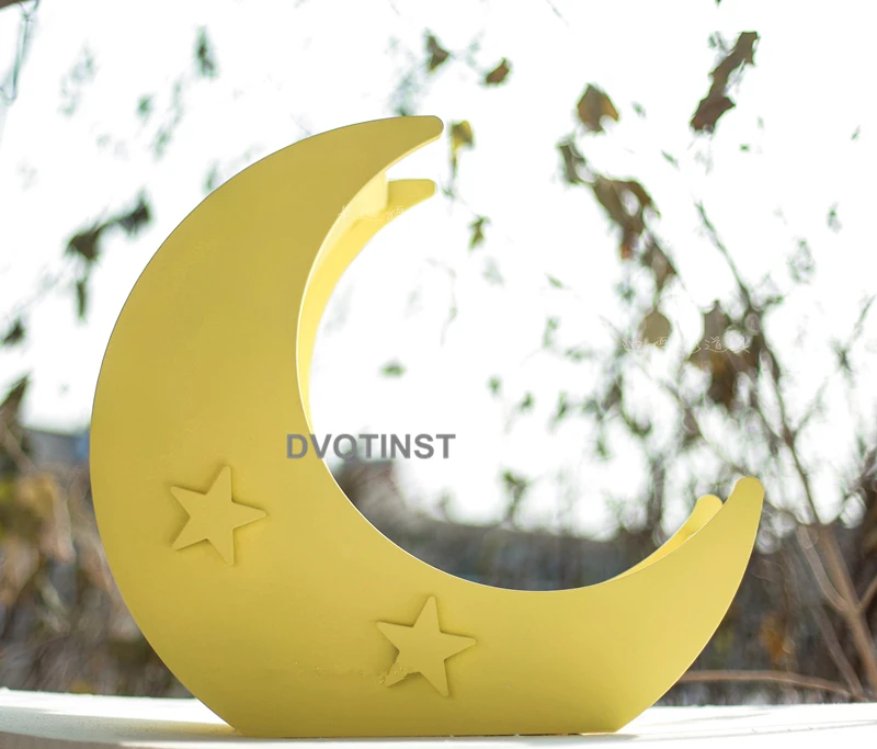 Dvotinst реквизит для фотосъемки новорожденных детской деревянной Луны позирует