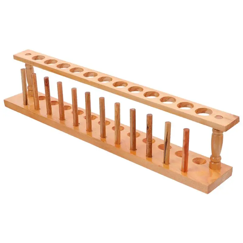

Wood Test Tube Rack Laboratory Test tube Stand Useful Test Tube Organizer