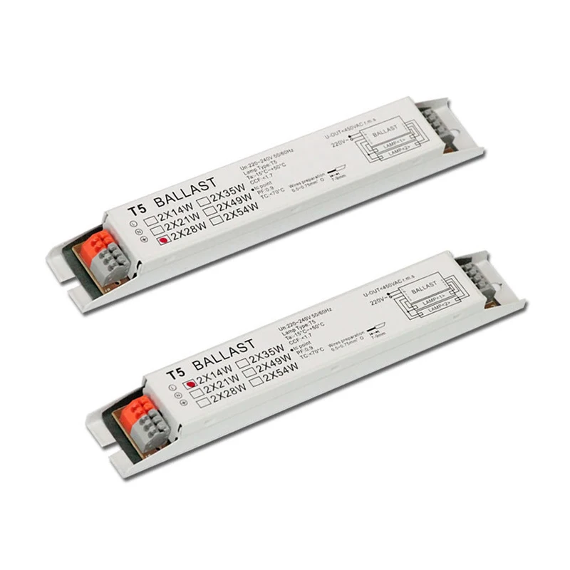 Флуоресцентный электронный балласт T5 с широким диапазоном напряжения 1 шт. 220-240 В