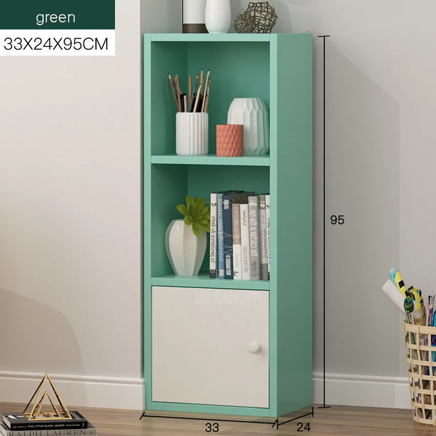 3 Layer Floor Corner Bookshelf Simple Modern Living Room Decorative Display Organize Rack Wood Storage Shelf | Мебель