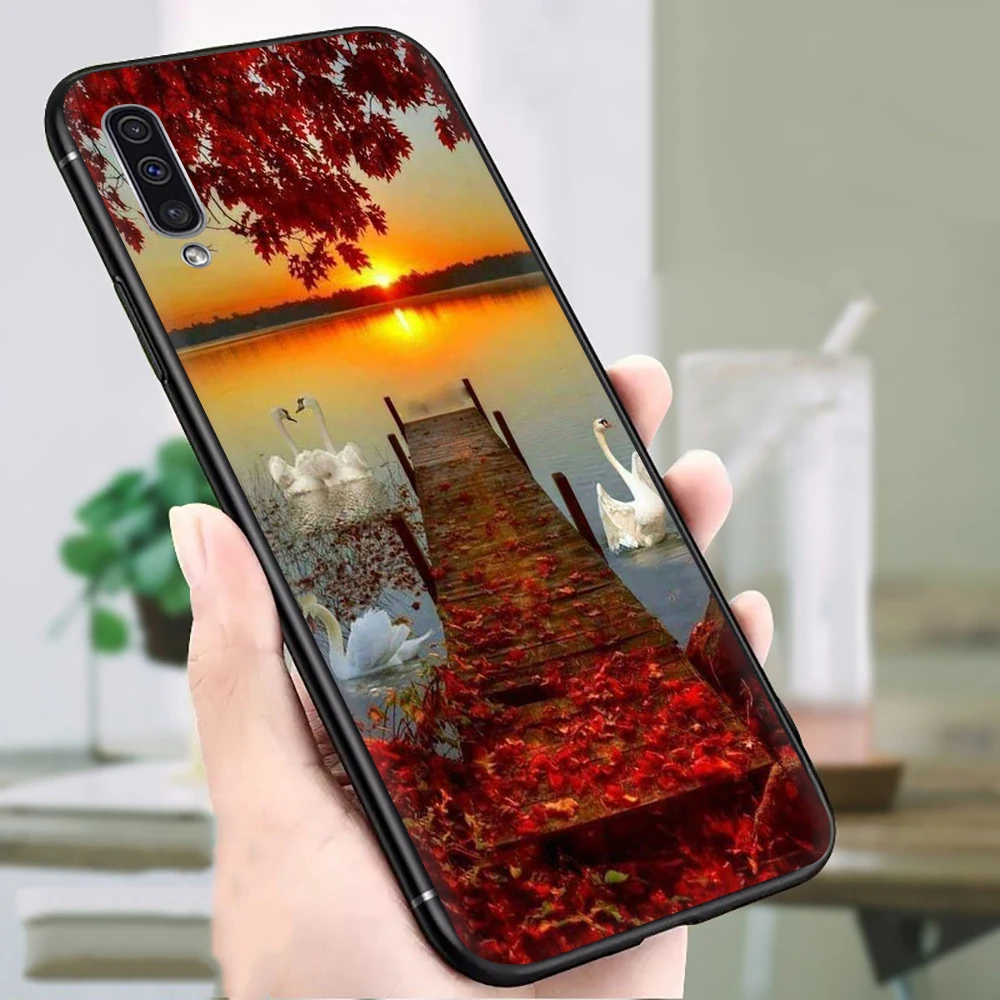 Дерева природы мягкий силиконовый чехол для телефона для samsung A2 Core A10s A20E A20s A30s A40s A50s A60 A70s