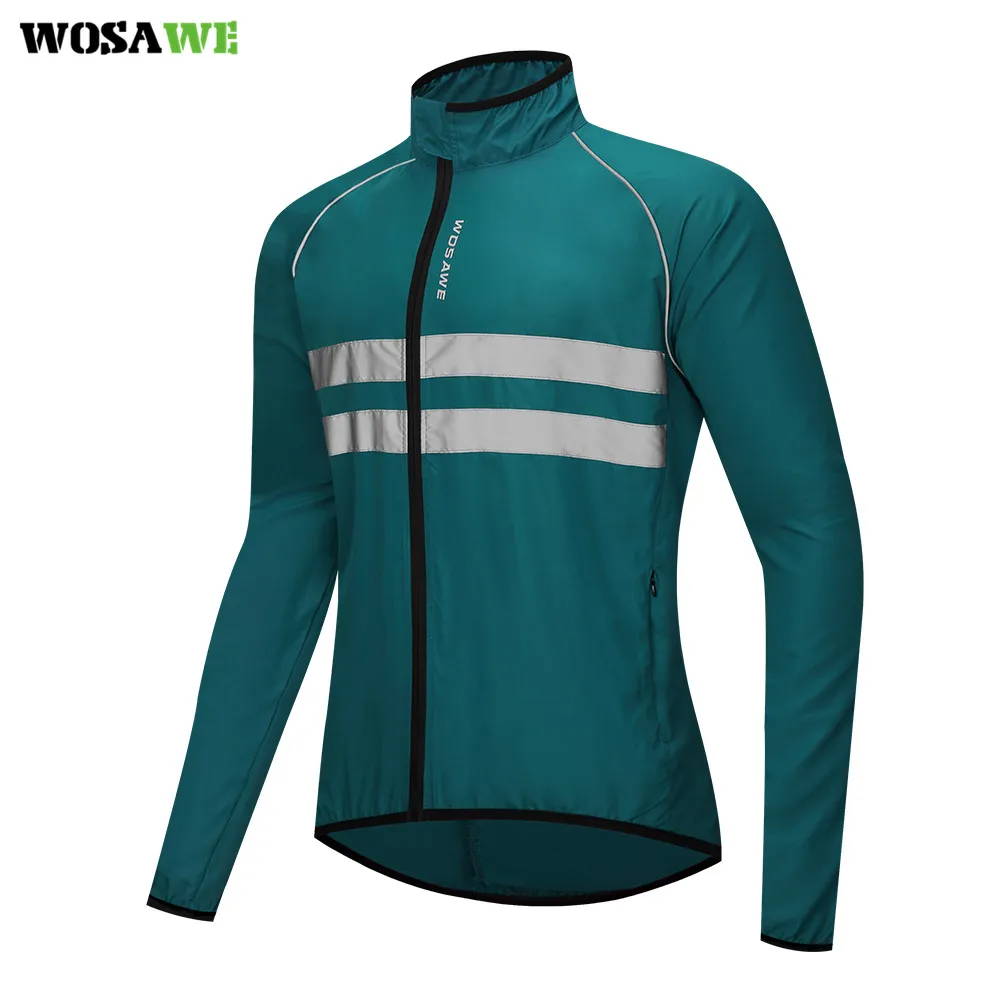 WOSAWE велосипедная куртка высокая видимость многофункциональная Джерси дорожный