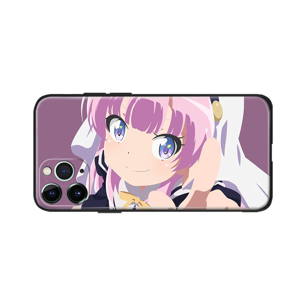 Силиконовый стеклянный чехол для телефона Hina Satou Kamisama ni Natta Hi iPhone SE 6 6s 7 8 Plus X XR XS 11 12