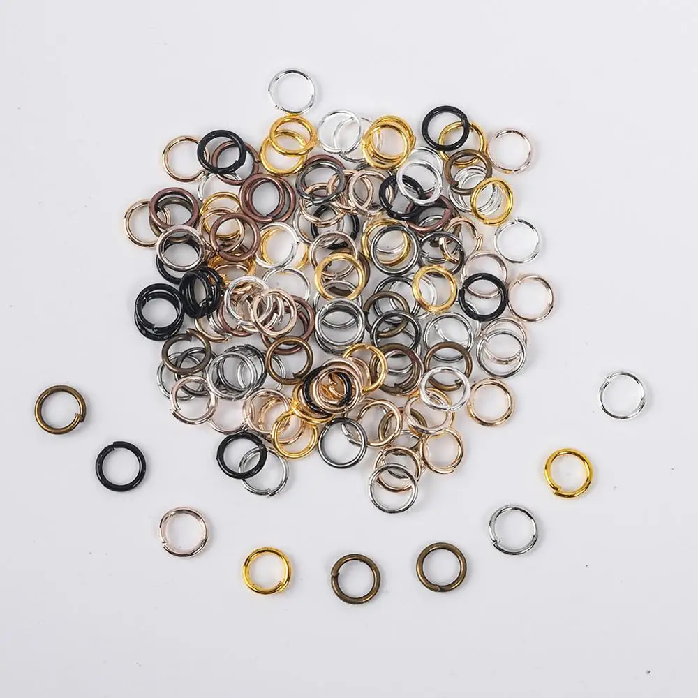 

200Pcs/Lot Circle Open Jump Rings Split Rings Connectors For DIY Jewelry Accessories Making