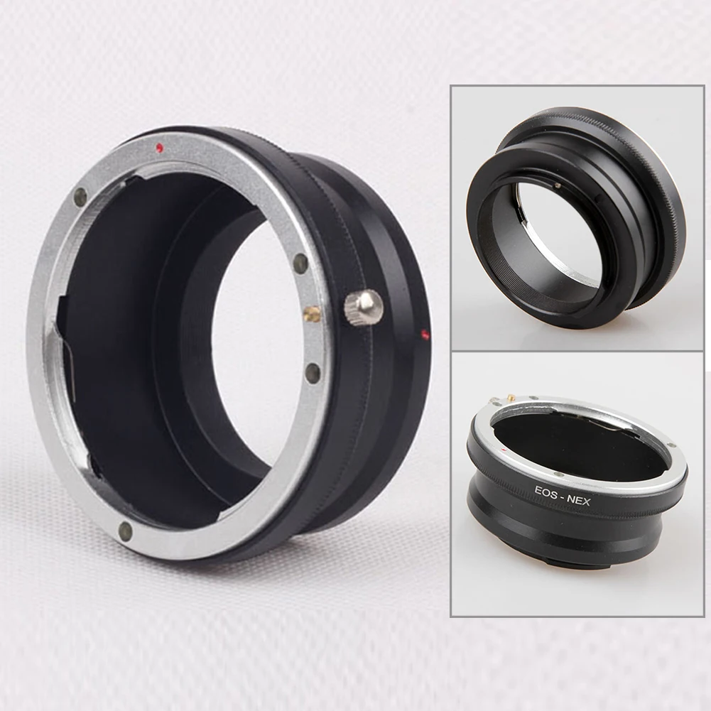 

For Canon EF Lens To For Sony NEX3 NEX5 Easy Install Durable Manual Metal Practical Professional Accessories Camera Adapter Ring
