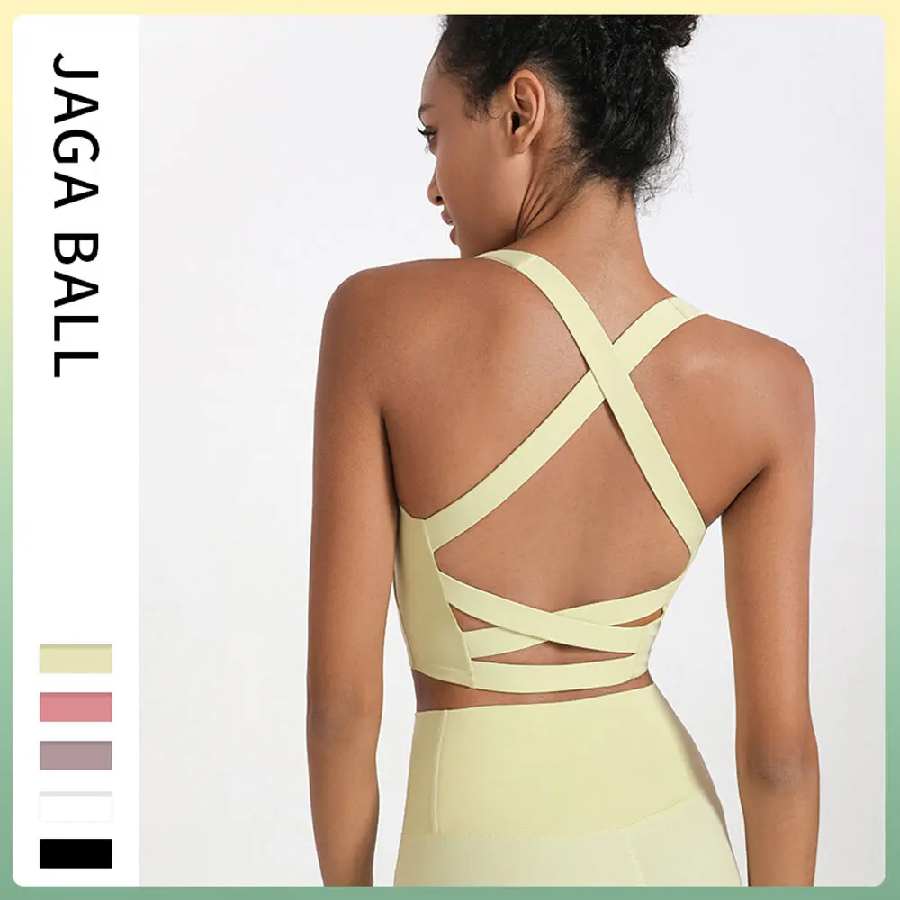 

Спортивный бюстгальтер для фитнеса, женское нижнее белье с эффектом пуш-ап для йоги, укороченные топы с подкладкой, нижнее белье, топ для тре...