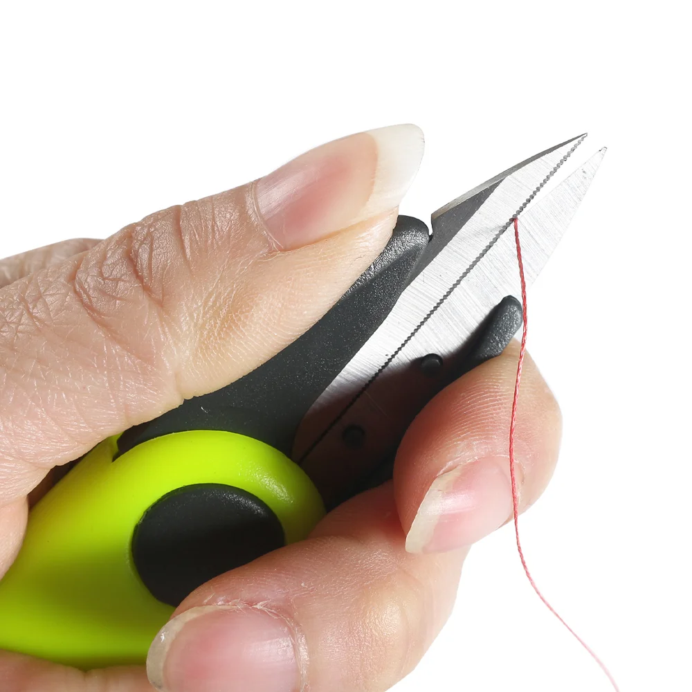 Shrimp-shape Foldable Scissors Fishing Line Cutter Clipper Nipper Quick Knot Tool Kit Stainless Steel Tackle Buckle Accessories | Спорт и