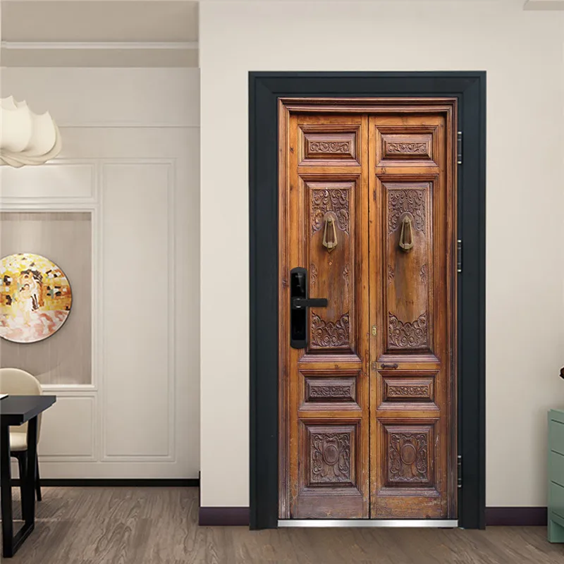 3D DIY самоклеющиеся наклейки дверь Водонепроницаемый Творческий спасательный