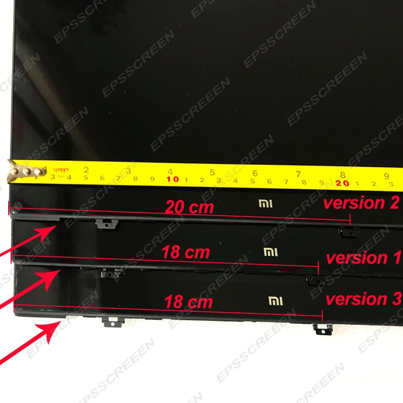 

For Xiaomi Mi Notebook Air IPS LQ133M1JW15 N133HCE-GP1 LTN133HL09 13.3 LCD LED Screen Display Matrix Glass Assembly thin frame