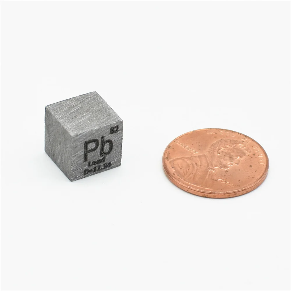 

Plumbum Lead Pb Cube High Purity Research and Development Element Metal Simple Substance Refined Metal 10x10x10 mm