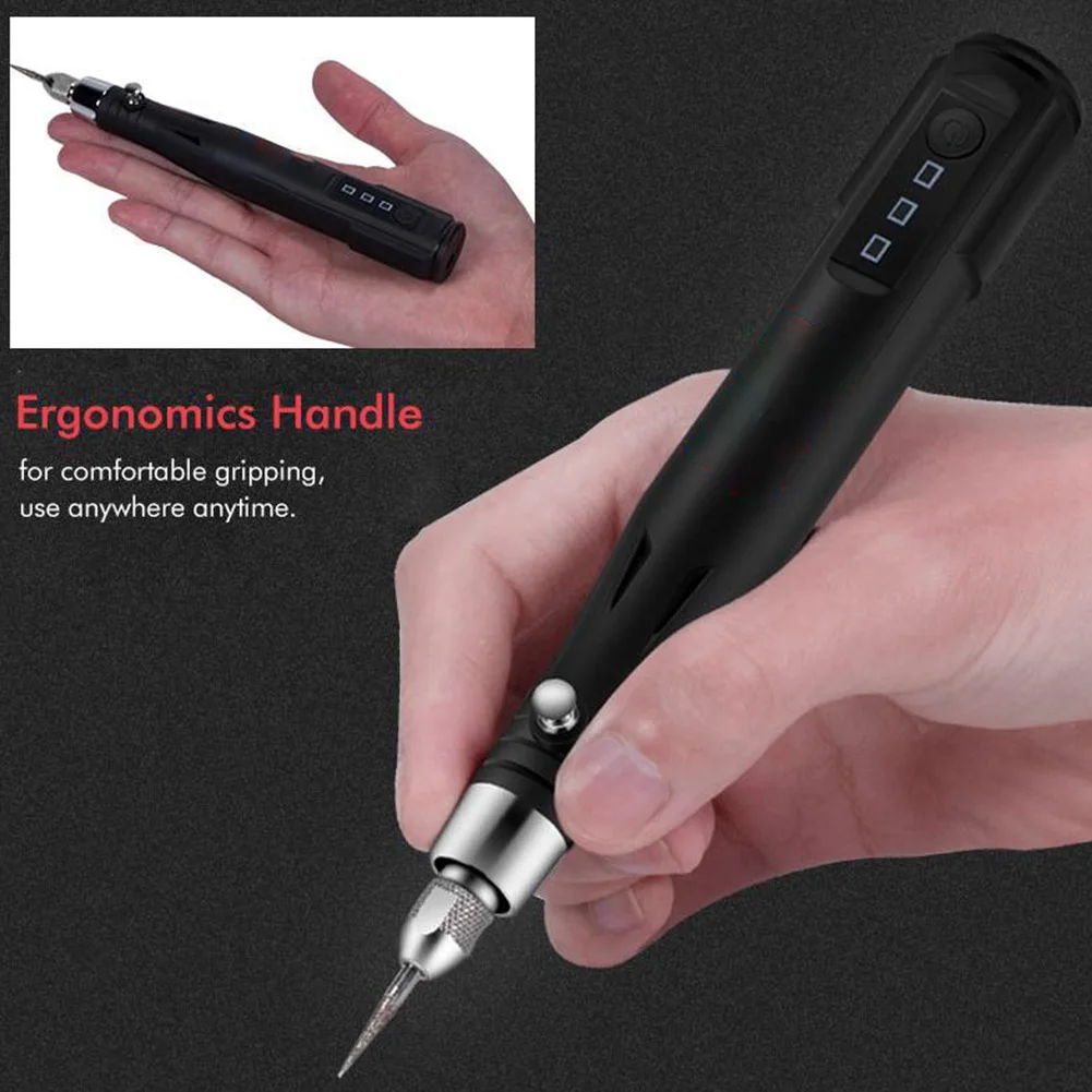 

161Pcs Power Tools Electric Mini Drill Die Grinder Engraver Polisher with Rotary Tools Set Kit For Dremel Engraving Tool Kit