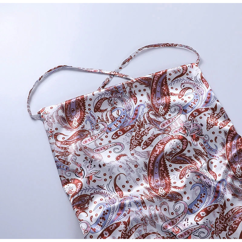 

Ethnic Tube Top Spaghetti Strap Women Dress Summer Sexy Sheath Red Party Dress Fsahion Backless Bandage Mini Dresses