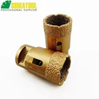 Коронка керамическая SHDIATOOL, вакуумное сверло диаметром 35 мм с алмазным напылением диаметром 15 мм