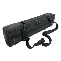 portable 16 holes flute case cover bag padded w shoulder strap accessory