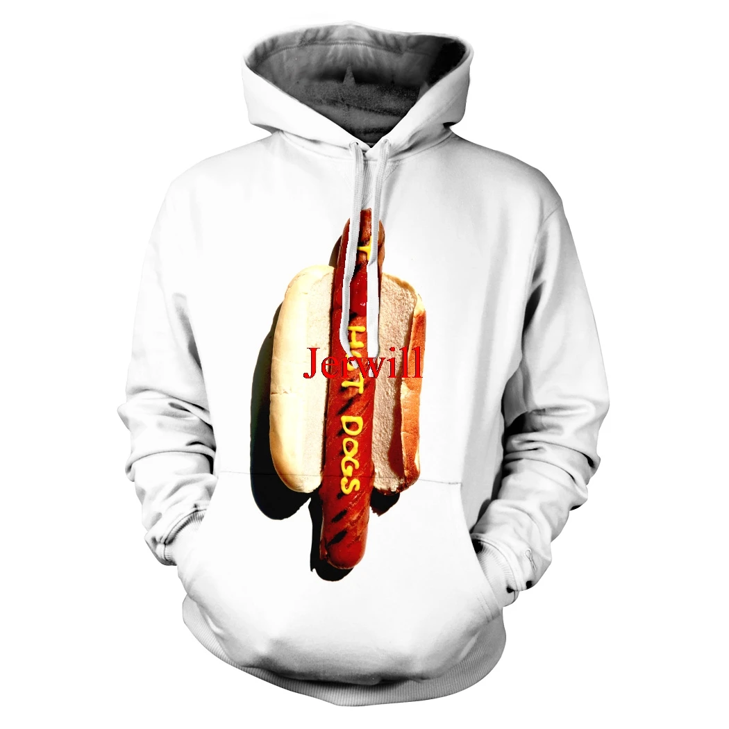 

3D Hamburger Hoodies Men Clothes 2021 Print Streetwear Hoody Pullover Top Sweatshirts Harajuku Fashion