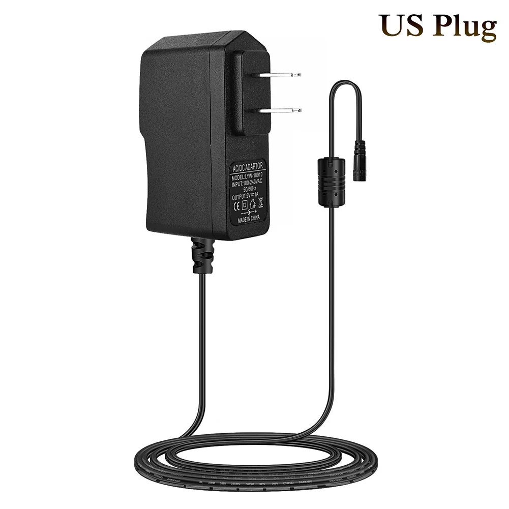 

One Way Electric Guitar Effect Pedal Power Supply Accessories 2m Cables Adapter Daisy Chain Wire with DC 9V 850mA US UK AU Plug
