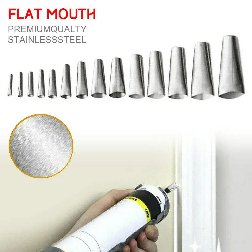 

Caulking Finisher Nozzle Glue Scraper Kit Tool Kitchen Gadgets Accessories