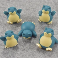 pokemon figure 5pcs japan anime snorlax elf doll toy pvc action figure for children christmas gifts